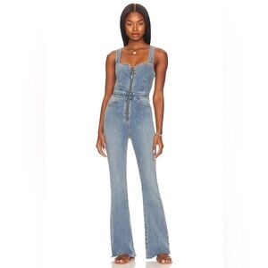 NWT Free People Curvy 2nd ave Jumpsuit in Open Range, Size 0